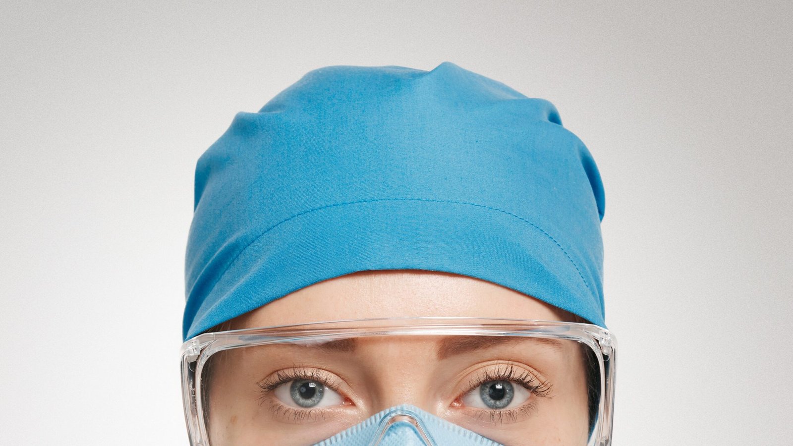 Close up of a pretty female surgeon. Looking confident and professional.
